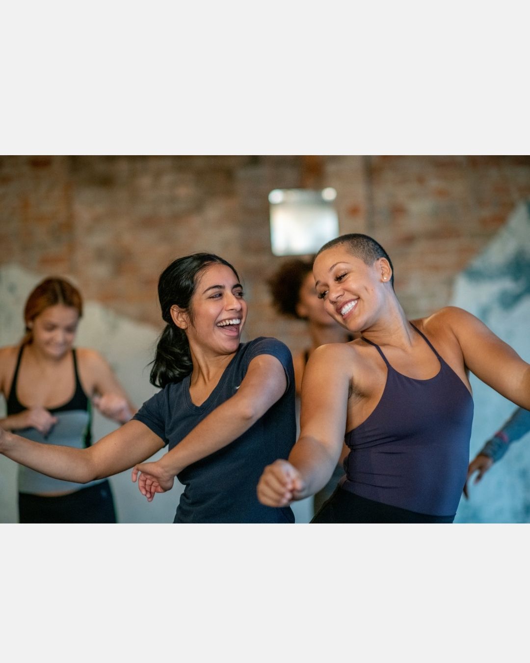 People enjoying movement and dance together