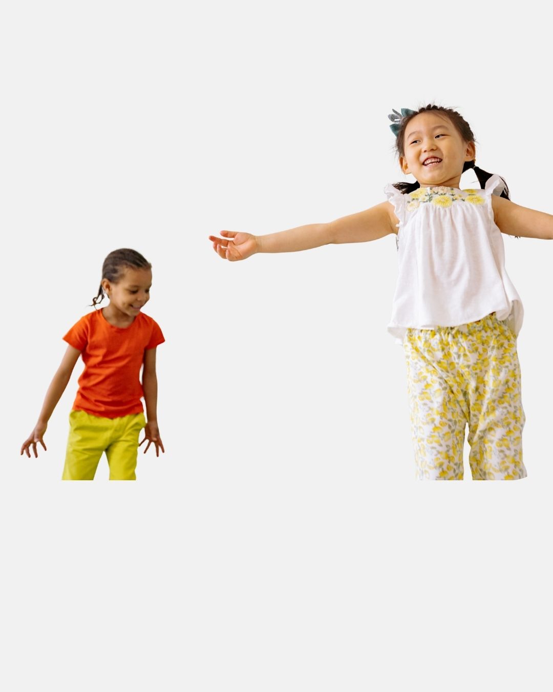 Children expressing themselves through movement
